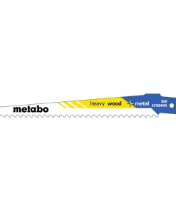 Lot de 100 lames de scie sabre METABO 628259000 - 150x1,25mm / 3,2-5,1 heavy wood + metal